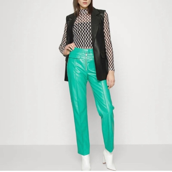Urban outfitters hosbjerg Emilie Ada pants High-waisted, straight-leg - Picture 2 of 5